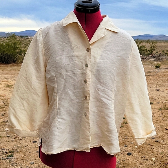 Silk Blouse by Victoria Soie sz 16 P - Picture 1 of 6
